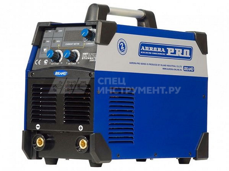 Сварочный инвертор Aurora PRO STICKMATE 250/2 (MMA) Dual Energy, IGBT, 220В/380В + аттестат НАКС