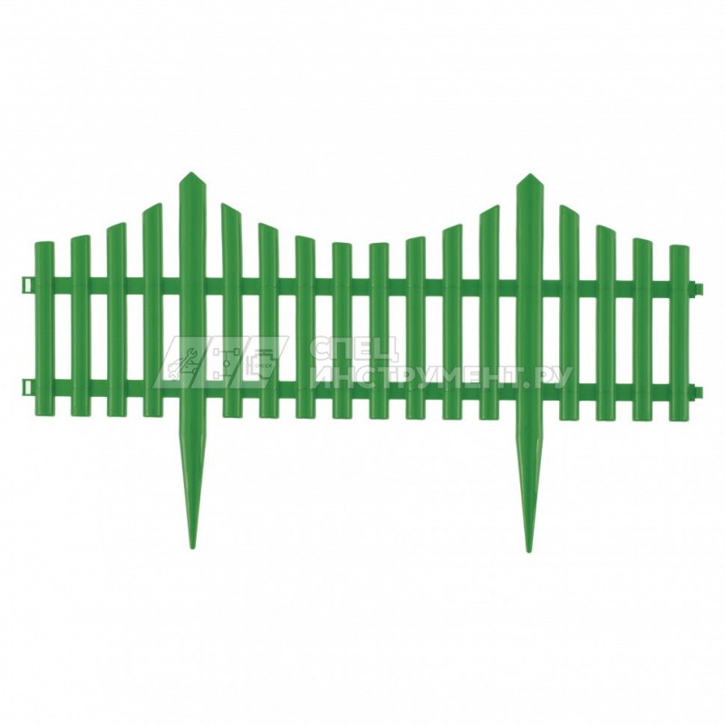 Забор декоративный "Гибкий", 24х300 см, зеленый, Россия// Palisad