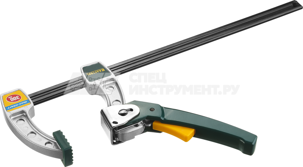 Струбцина  KRAFTOOL "PRO",  рычажная, быстрозажимная, тип "F", 75х200 мм