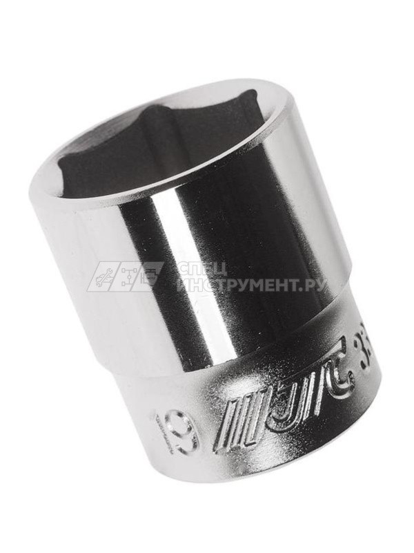 Головка 6-гранная 3/8" 19мм, длина 30мм