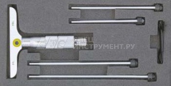 Глубиномер микрометрический 0,01 мм, 0—150 мм, база 101,5 мм