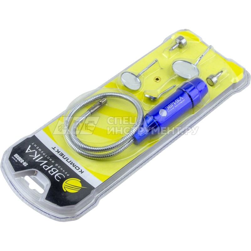 Набор магнит гибкий 480мм с подсветкой и насадками ЭВРИКА ER-53038