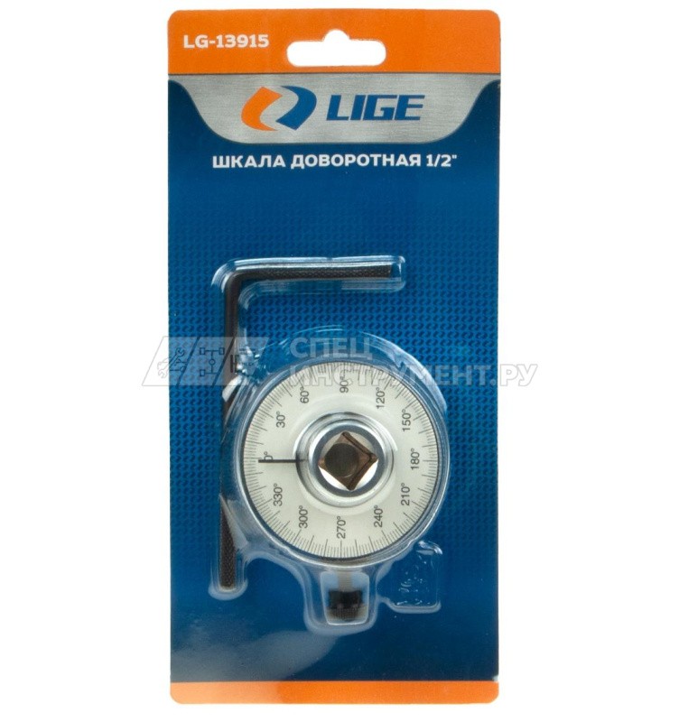 Шкала доворотная (угломер) 0-360° LIGE LG-13915