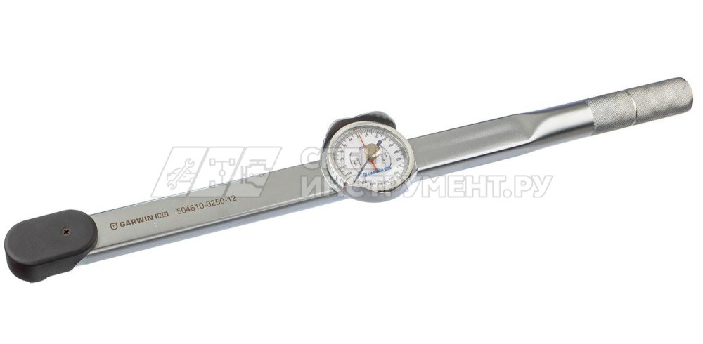 Динамометрический ключ 0-250 Нм, стрелочного типа, двусторонний, с приводным квадратом 1/2"