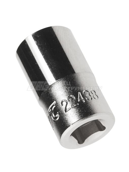 Головка торцевая 6-гранная 1/4" х 3/8", длина 25мм