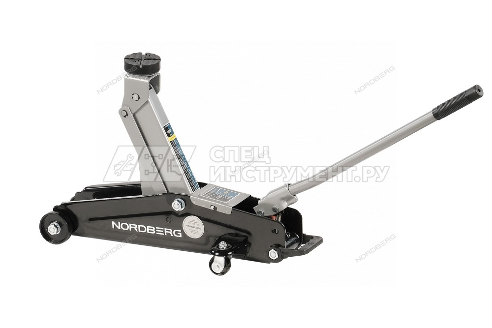 NORDBERG ДОМКРАТ N3202EC подкатной для автолюбителя 2т в кейсе, Н=135-385мм (в кейсе)