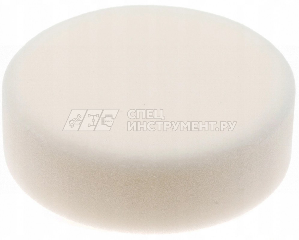 Губка для полировки на диске 150мм (М14) (цвет белый)