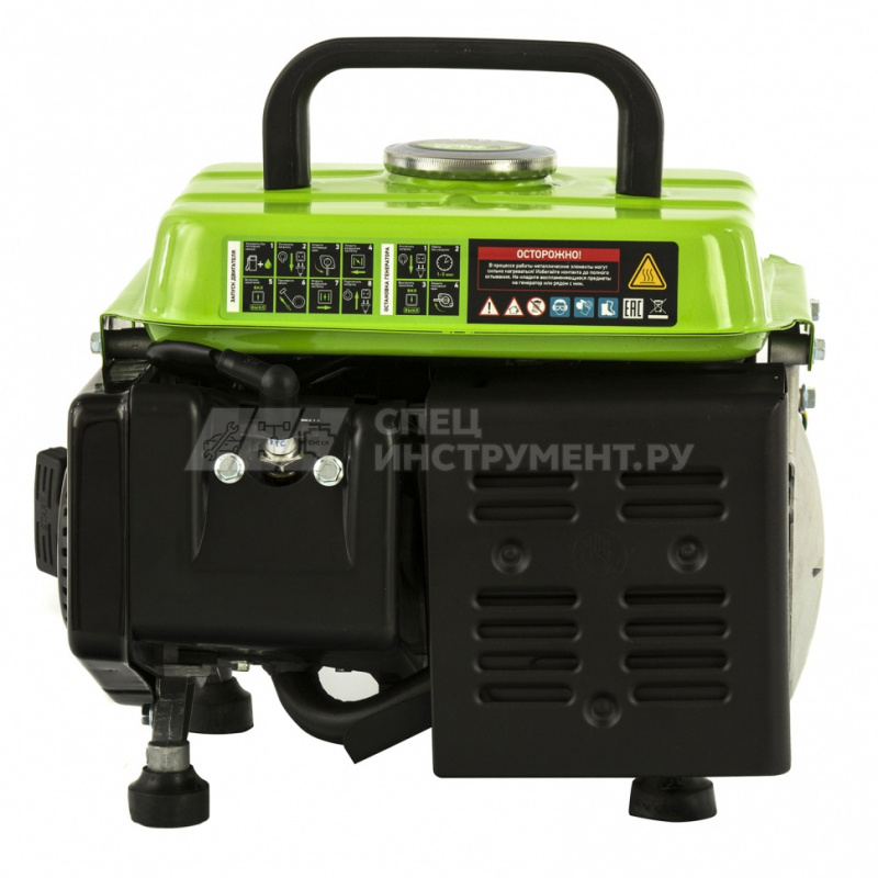 Генератор бензиновый БС-950, 0,8 кВт, 230 В, 2-х такт., 4 л, ручной стартер// Сибртех