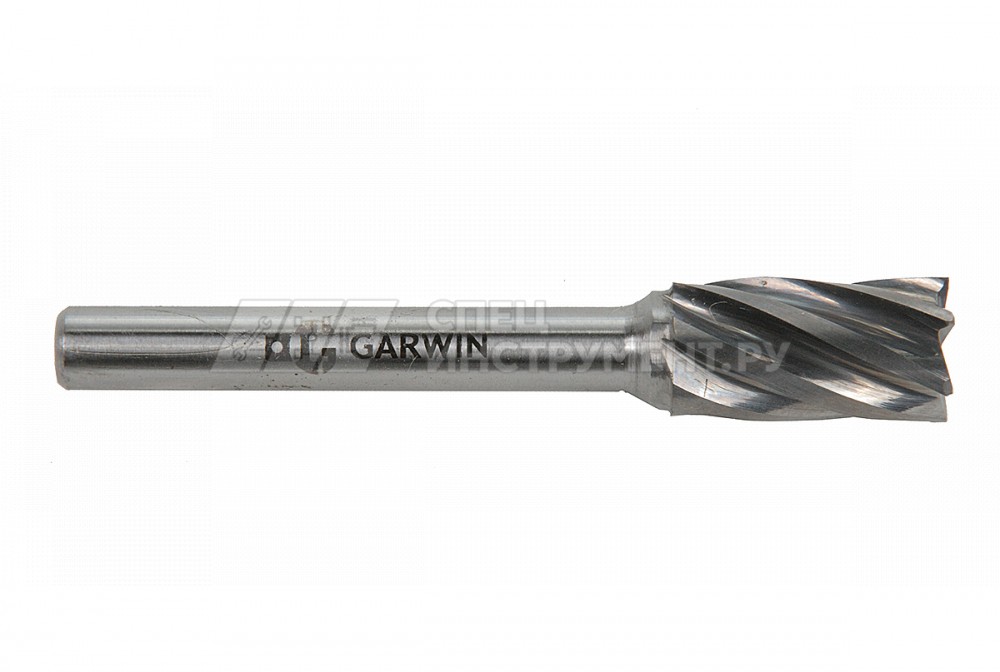 Борфреза цилиндрическая с торцевыми зубьями 10x20x64 мм, VHM, AL, форма B