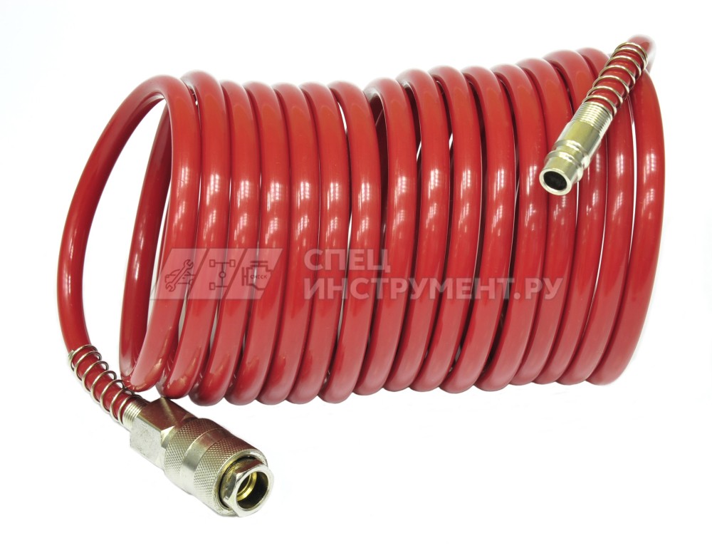 Шланг спиральный, 7.5м, нейлон, Фвнеш/внутр8х5мм, 10бар, рапид, 186329