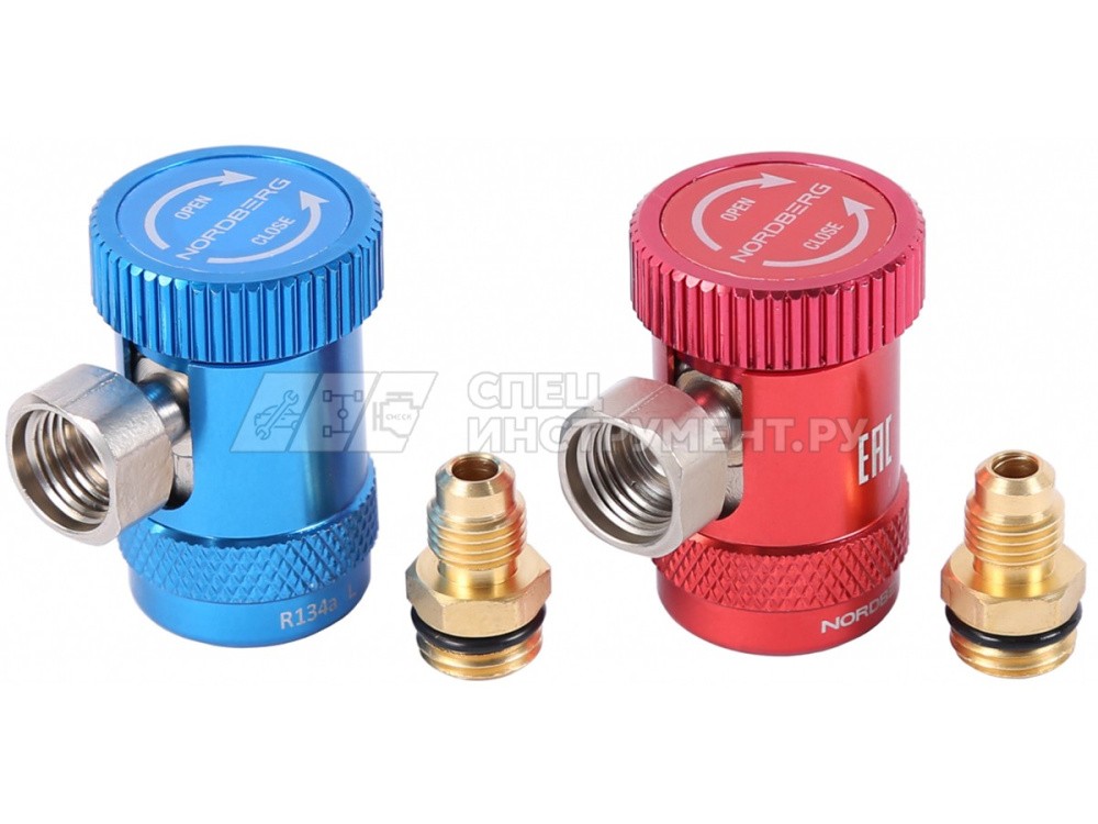 Комплект муфт быстросъемных R134a низкого и высокого давления