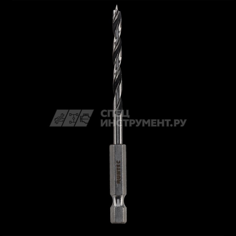 Сверло по дереву Runtec HRC45 3 x 80мм HEX 1/4"