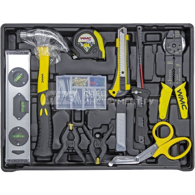 Набор инструментов 300пр  1/2'',1/4''(6гр.)(4-30мм,4 полки),"дорожный кейс"