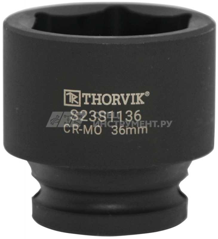 S23S1136 Головка торцевая ударная 1/2"DR, 36 мм