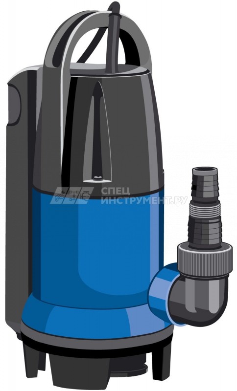 ЗУБР Профессионал НПГ-Т7-550 АкваСенсор, дренажный насос с регулируемым датчиком уровня воды, 550 Вт