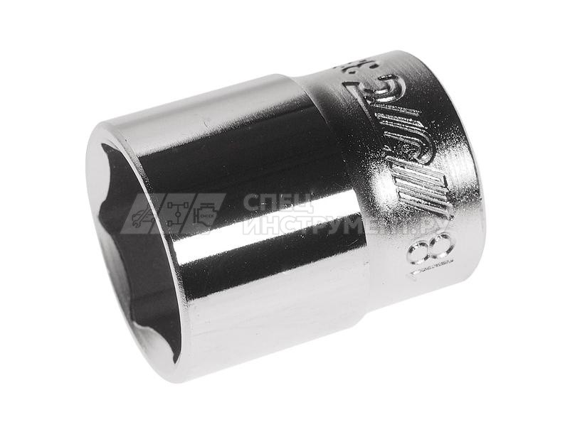 Головка 6-гранная 3/8" 18мм, длина 30мм