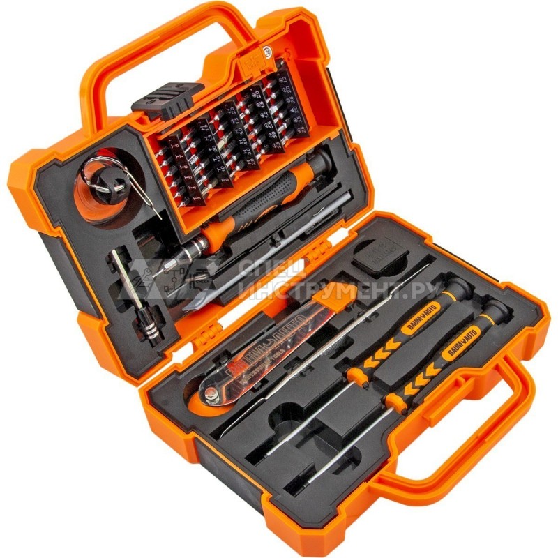 Набор отверток и принадлежностей универсальный для высокоточных работ 43пр.в кейсе