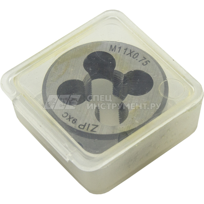 Плашка М11x0.75, сталь 9ХС