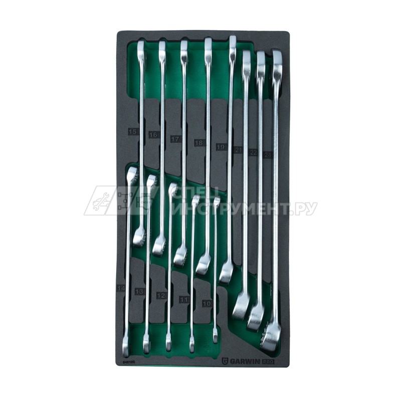 Набор ключей комбинированных удлиненных 13 пр. 10-24 мм в ложементе EVA