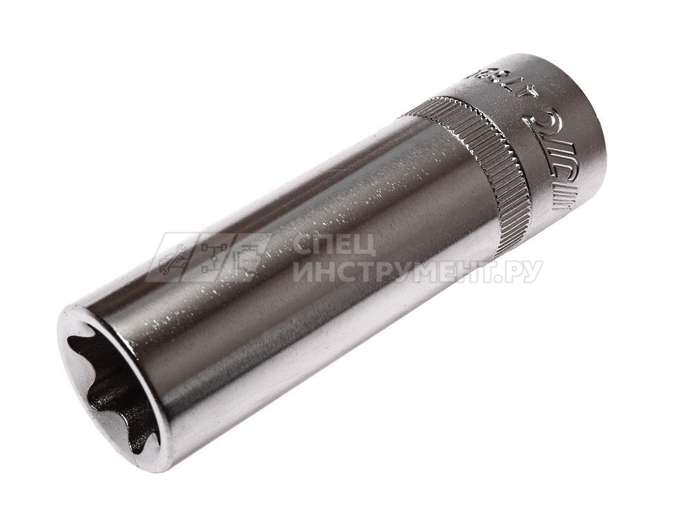 Головка торцевая глубокая TORX 1/2" х E20, длина 76мм