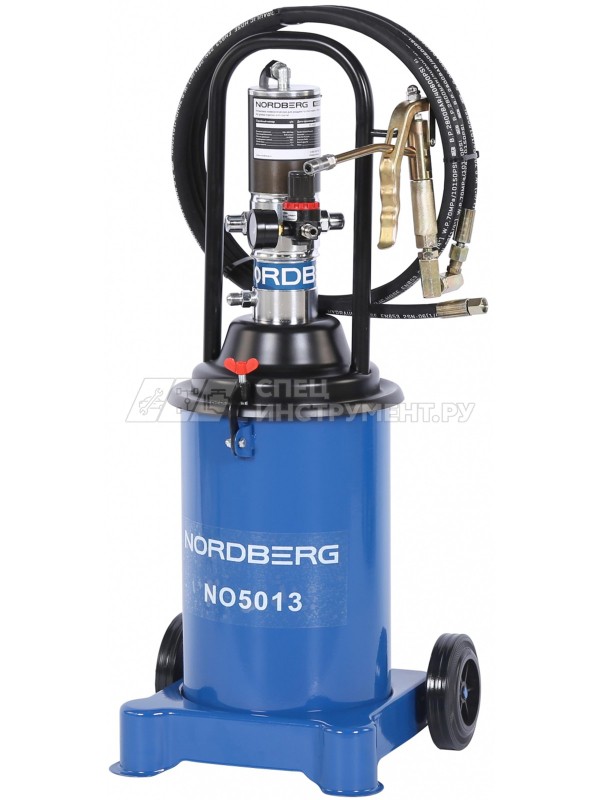 Установка пневматическая для раздачи густой смазки с баком, 12 л