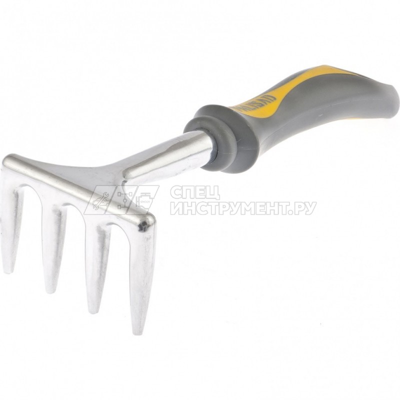 Грабли 4-зубые, двухкомпонентная рукоятка LUXE