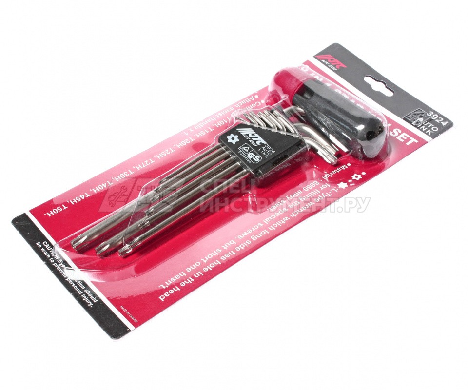 Набор ключей TORX с отверстием T10H-T50H 9пр.