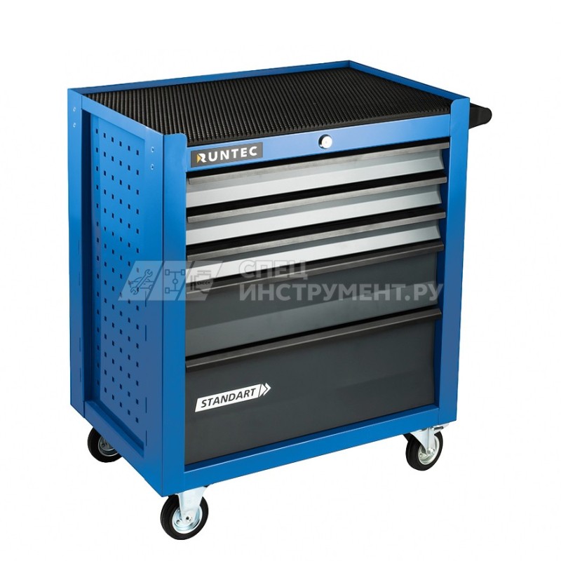 Тележка инструментальная 5 полочная Standart синяя