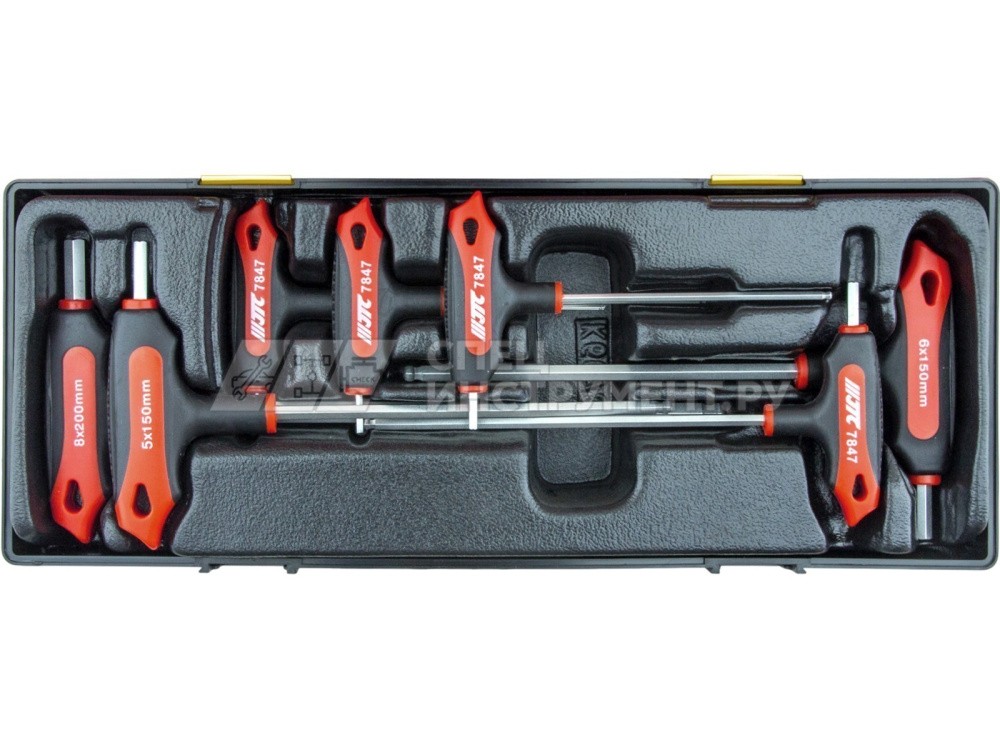 Набор ключей шестигранных с Т-образной ручкой H2-H8 7пр.