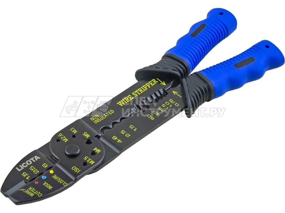 Набор для обжимки с клещами и клеммами 201 предмет