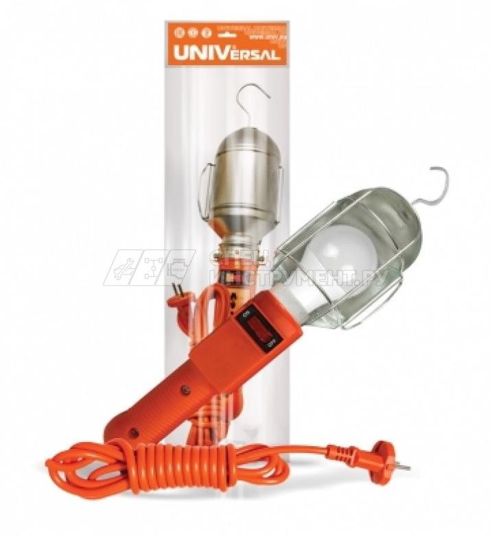 Светильник переносной (ручной) "UNIVersal" c выключателем 10м