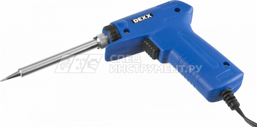 Паяльник DEXX, 2 уровня мощности 30-130Вт, пистолетная рукоятка