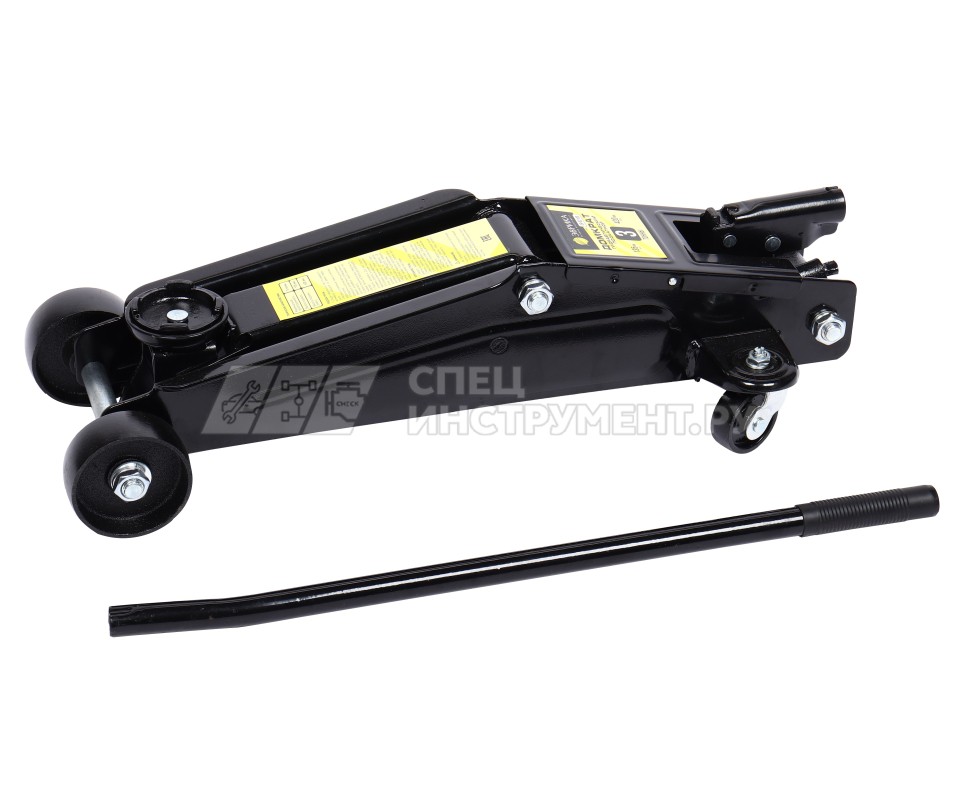 Домкрат гидравлический ER-82109 подкатной 3т (выс.подъема 135-420мм) ЭВРИКА