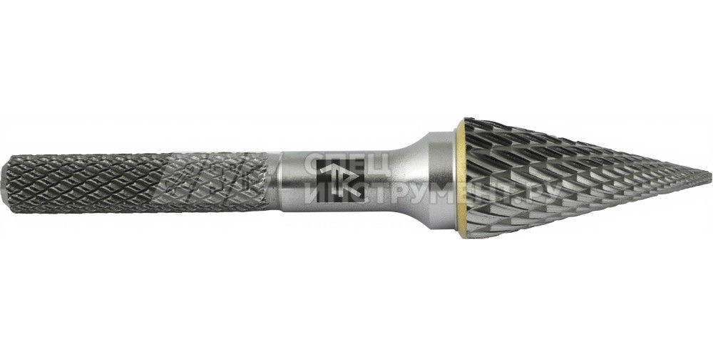 TRRBM10200665-2  Борфреза твердосплавная коническая, тип M, 10 мм, двойная насечка, в боксе