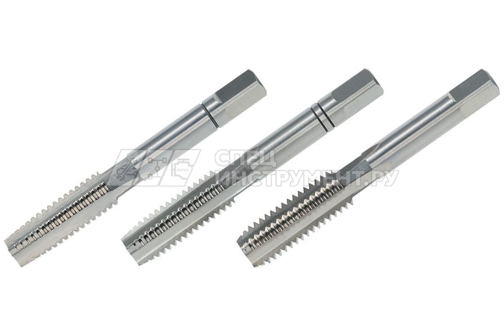 Метчики ручные M36x4.0, комплект из 3 штук