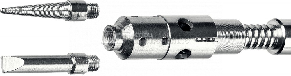 Газовая горелка STAYER "MASTER", 3в1, регулировка пламени, 2 насадки, 1200С