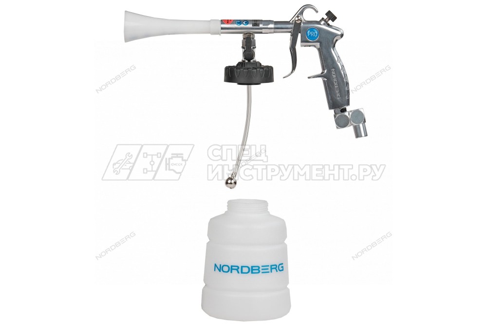 Пистолет моющий с гибкой вращающейся насадкой