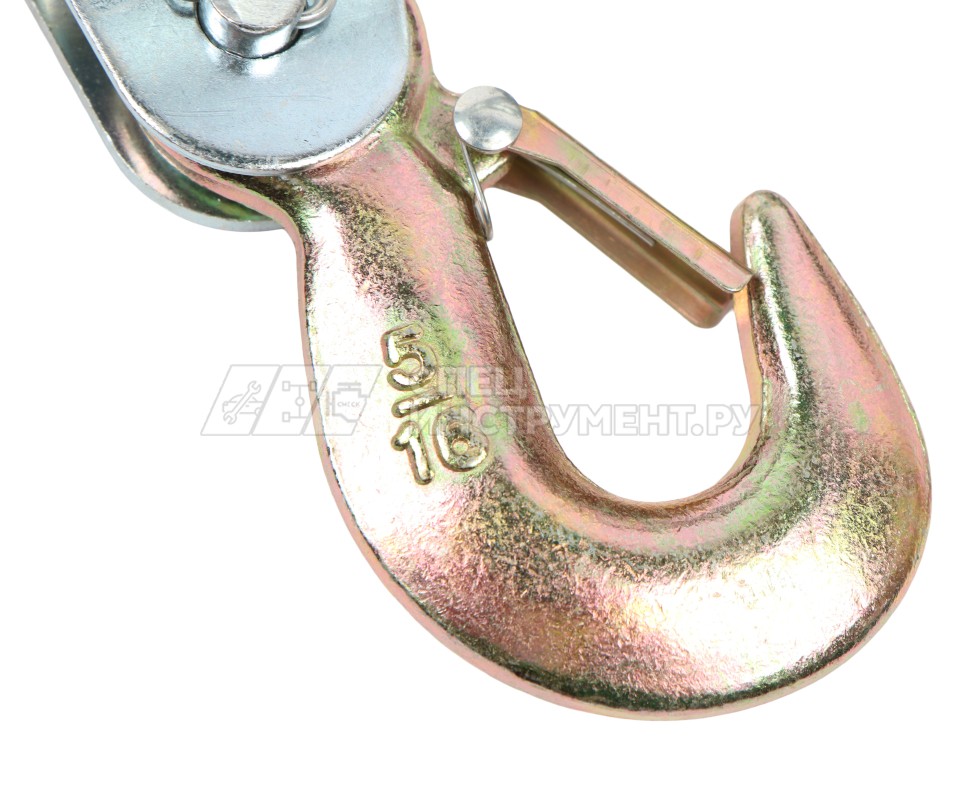 Лебедка ER-98463 рычажная тяговая 4т(двойное зубч. колесо, стальной трос, Ø -6мм, длина троса-3м) ЭВРИКА