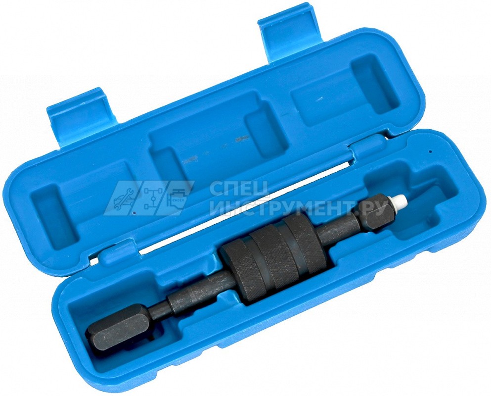 Съемник дизельных форсунок (обратный молоток; М8, М12, М14), в кейсе