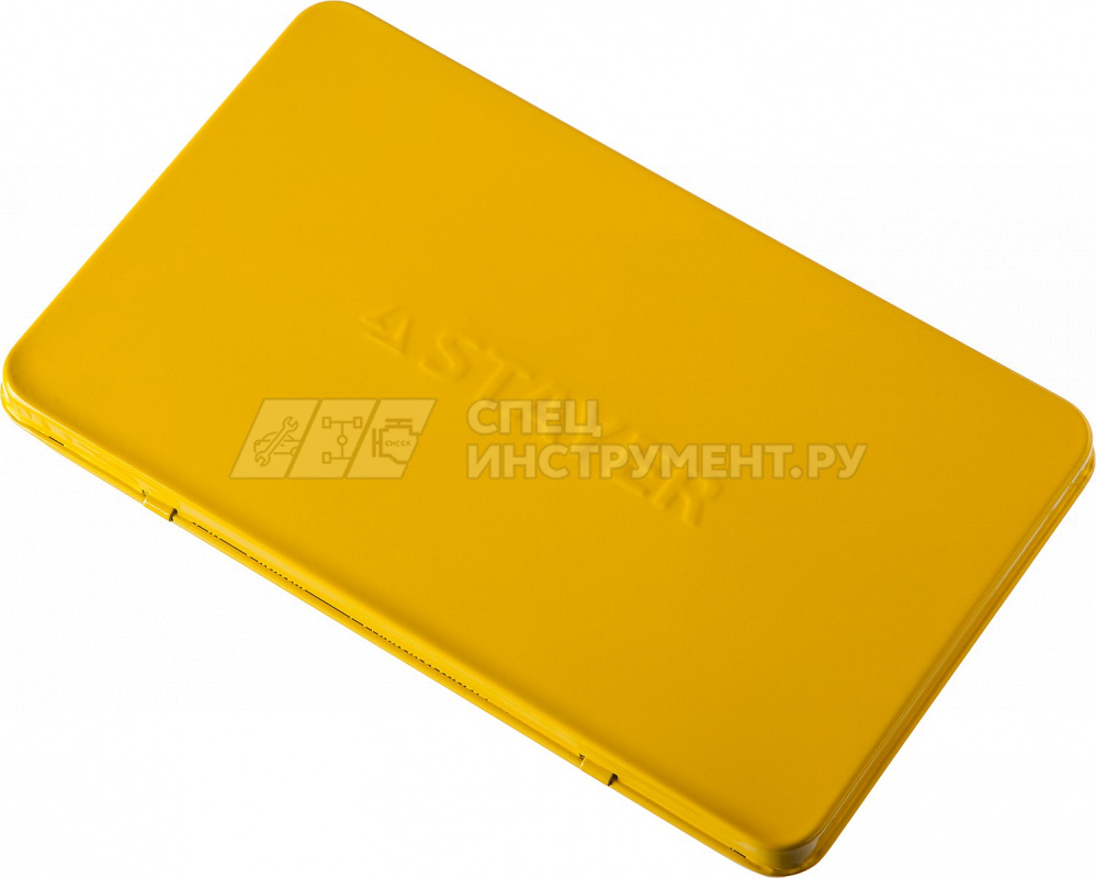 Набор метчиков и плашек STAYER 'MASTER', метчикодержатель 1шт, плашкодержатель 1шт, метчики 11шт, пл