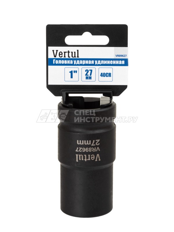 VR89627 Головка ударная 1" удлиненная 27 мм.
