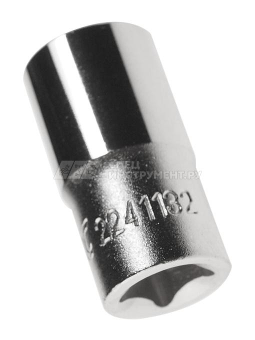 Головка торцевая 6-гранная 1/4" х 11/32", длина 25мм
