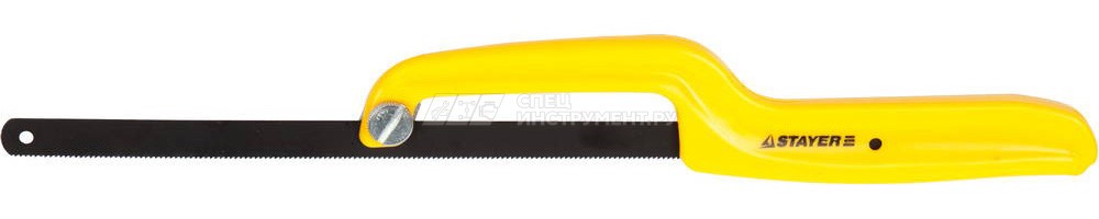 Ножовка ручка по металлу STAYER, пластиковая усиленная, 300 мм
