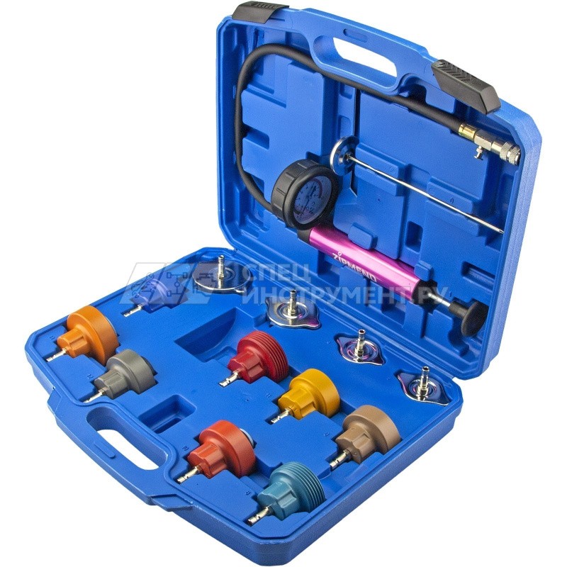 Набор для проверки герметичности системы охлаждения, 14пр.