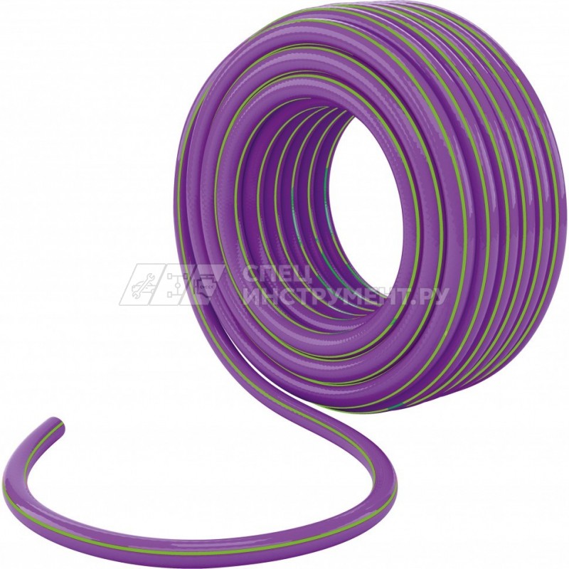 Шланг поливочный армированный 3 слойный, серия Violet, 1/2", 15 м// Palisad
