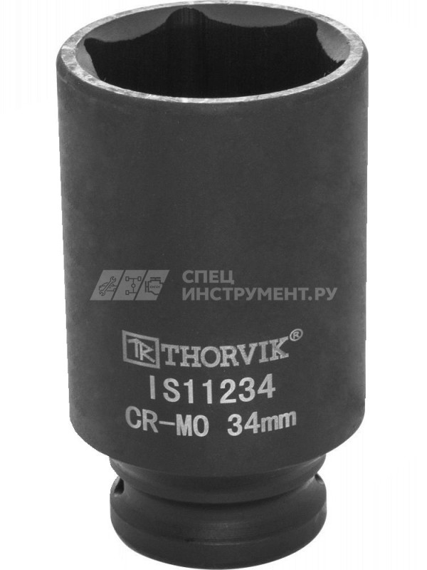 IS11234 Головка торцевая ударная глубокая 1/2"DR, 34 мм