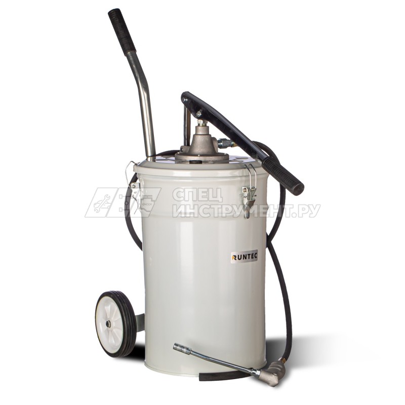 Нагнетатель смазки ручной на колесах, 20 л