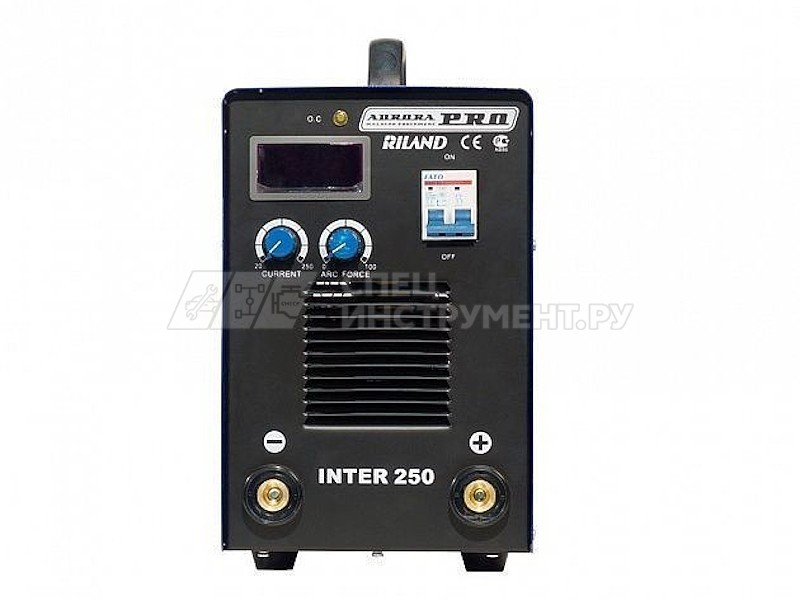 Сварочный инвертор Aurora PRO INTER 250 Mosfet + аттестат НАКС 1шт.