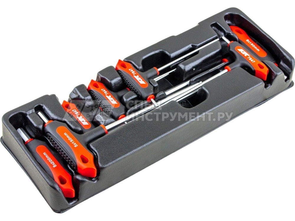 Набор ключей шестигранных с Т-образной ручкой H2-H8 7пр.