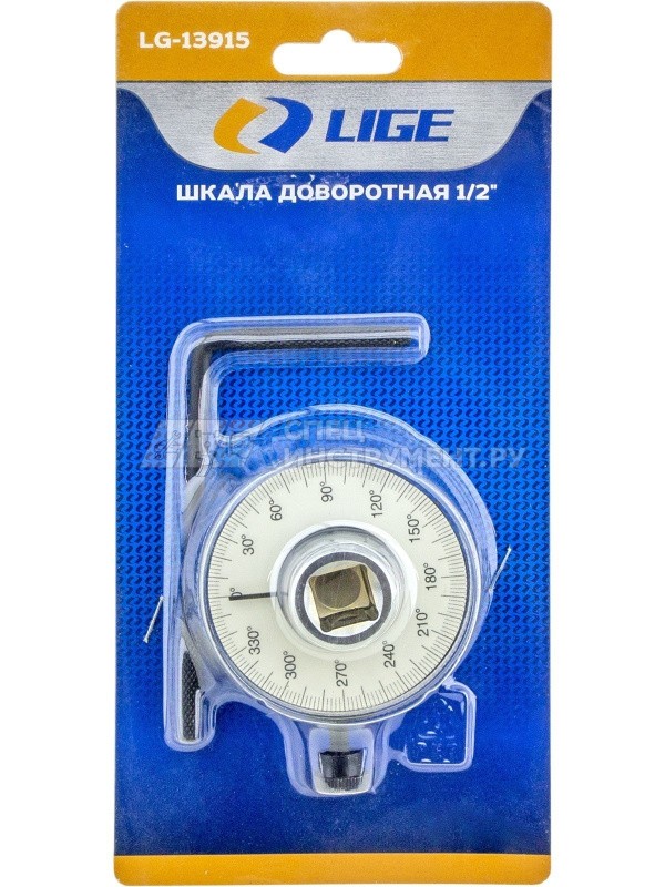 Шкала доворотная (угломер) 0-360° LIGE LG-13915